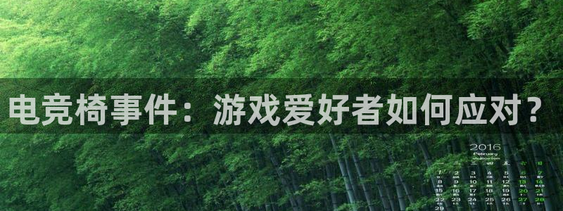 JJB电竞官：电竞椅事件：游戏爱好者如何应对？