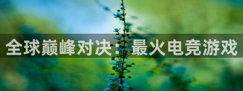 JJB电竞官：全球巅峰对决：最火电竞游戏