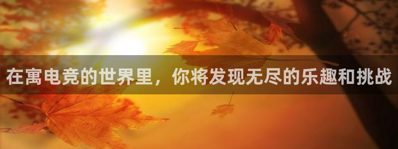 JJB电竞官：在寓电竞的世界里，你将发现无尽的乐趣和挑战